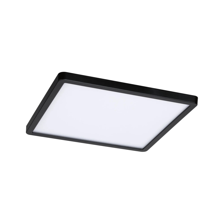 Paulmann 79967 - LED/16W IP44 ściemnialna wpuszczana oprawa sufitowa do łazienki AREO 230V 23x23 cm czarna