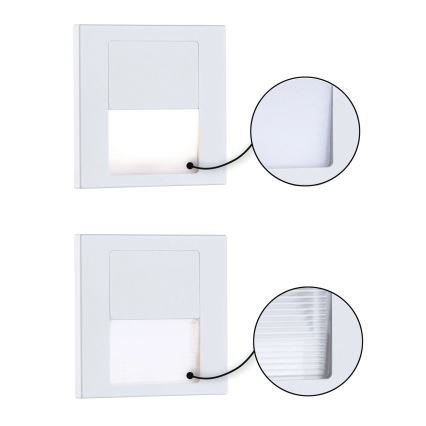 Paulmann 79999 - LED/1W Oświetlenie schodowe TSARO 230V Follow/białe