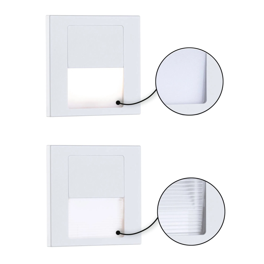 Paulmann 79999 - LED/1W Oświetlenie schodowe TSARO 230V Follow/białe