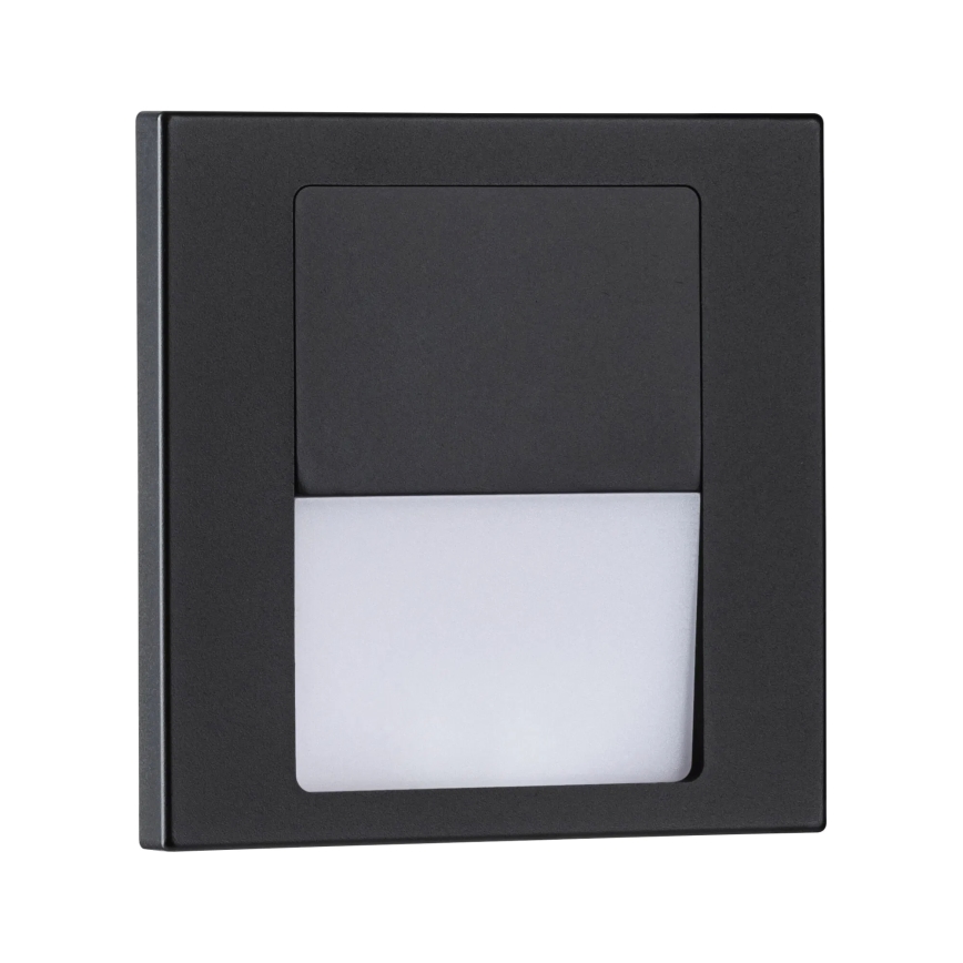 Paulmann 80001 - LED/1W Oświetlenie schodowe TSARO 230V Follow/czarne