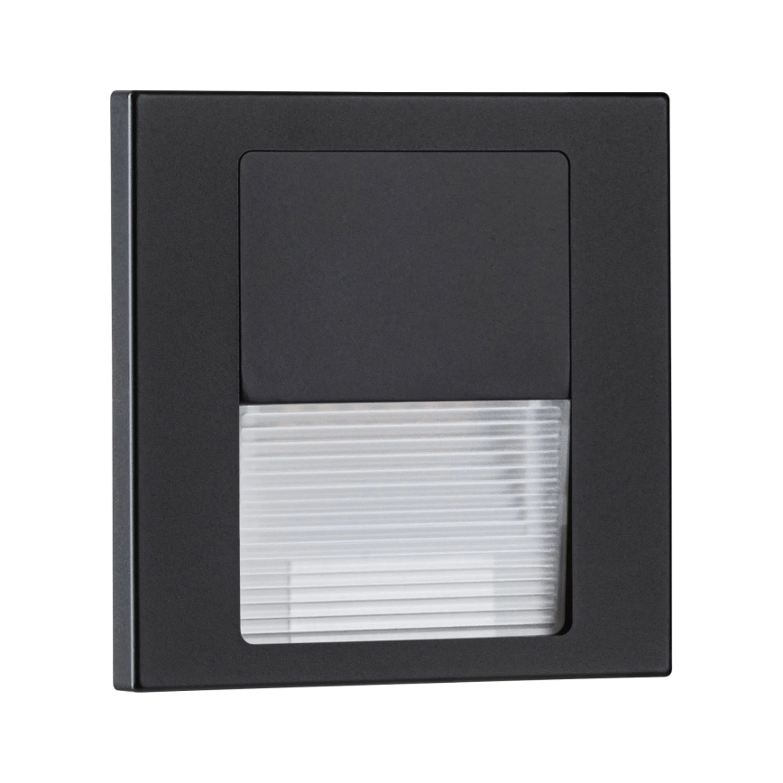 Paulmann 80001 - LED/1W Oświetlenie schodowe TSARO 230V Follow/czarne