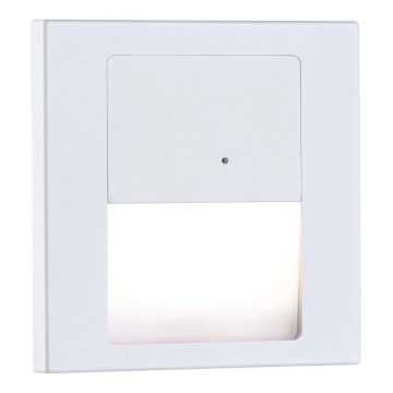 Paulmann 80002 - LED/1W Oświetlenie schodowe z czujnikiem TSARO 230V Lead/białe
