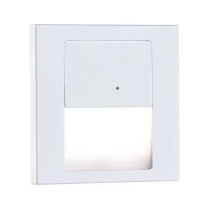 Paulmann 80002 - LED/1W Oświetlenie schodowe z czujnikiem TSARO 230V Lead/białe