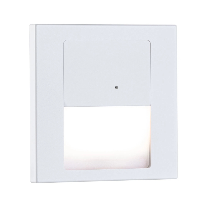 Paulmann 80002 - LED/1W Oświetlenie schodowe z czujnikiem TSARO 230V Lead/białe