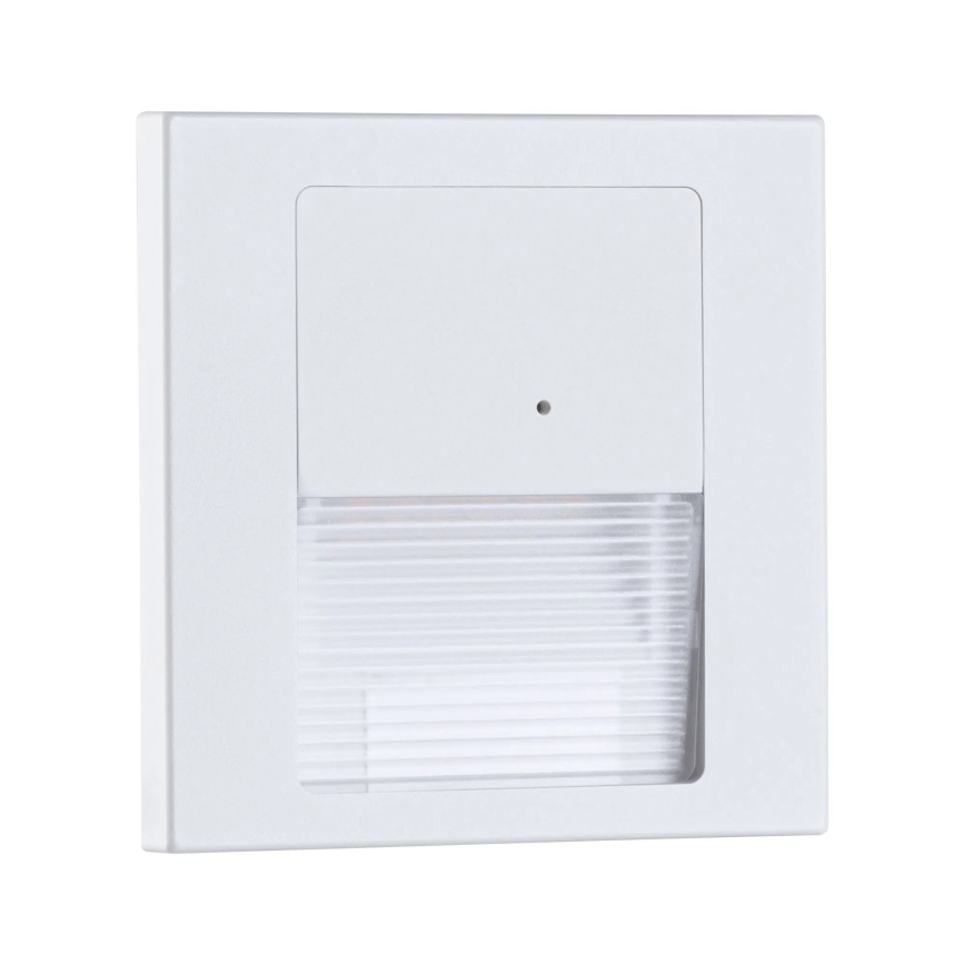 Paulmann 80002 - LED/1W Oświetlenie schodowe z czujnikiem TSARO 230V Lead/białe