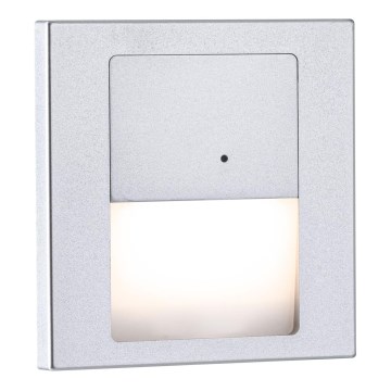 Paulmann 80003 - LED/1W Oświetlenie schodowe z czujnikiem TSARO 230V Lead/matowy chrom