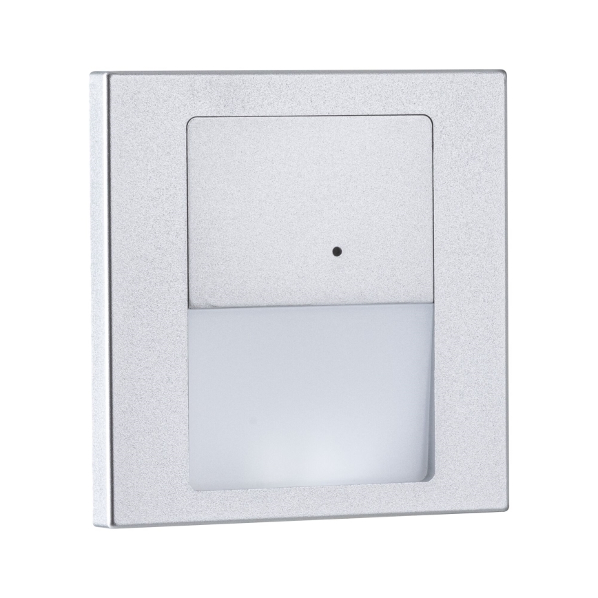 Paulmann 80003 - LED/1W Oprawa schodowa z czujnikiem TSARO 230V Ołowiana/matowy chrom
