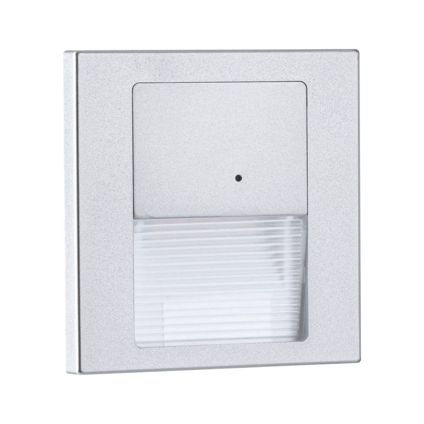 Paulmann 80003 - LED/1W Oświetlenie schodowe z czujnikiem TSARO 230V Lead/matowy chrom