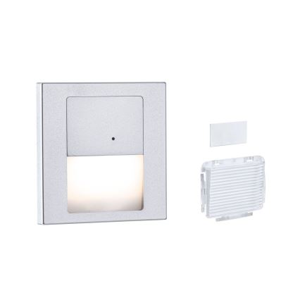 Paulmann 80003 - LED/1W Oświetlenie schodowe z czujnikiem TSARO 230V Lead/matowy chrom