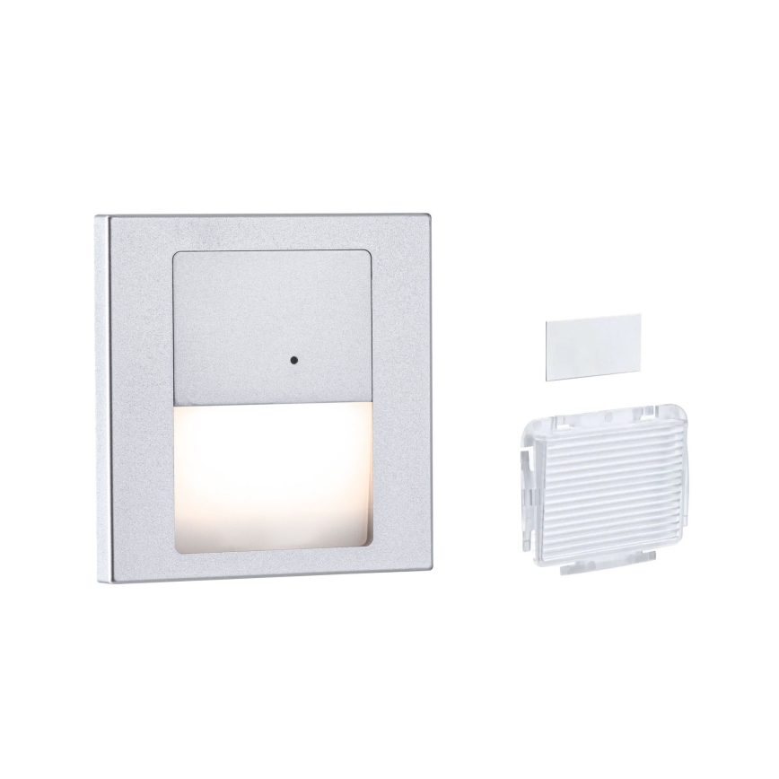 Paulmann 80003 - LED/1W Oświetlenie schodowe z czujnikiem TSARO 230V Lead/matowy chrom