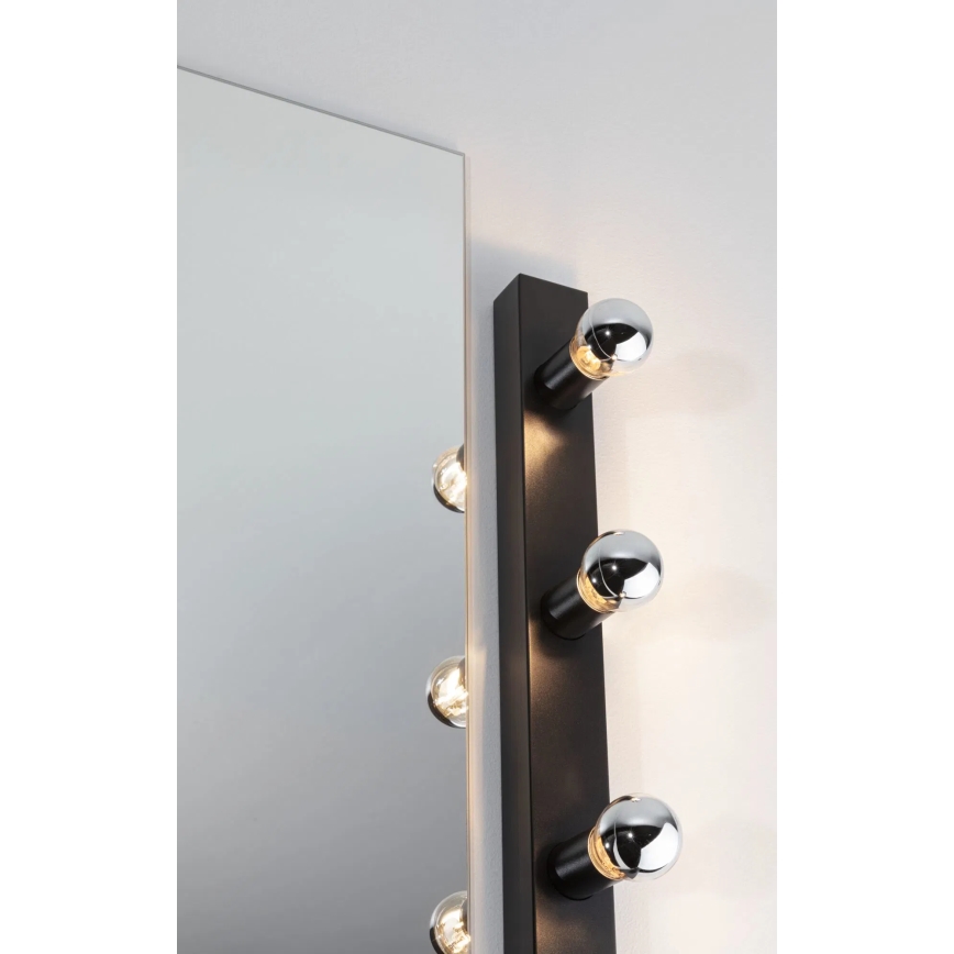 Paulmann 80097 - 3xE14/40W IP44 Łazienkowe oświetlenie lustra REGULA 230V czarny