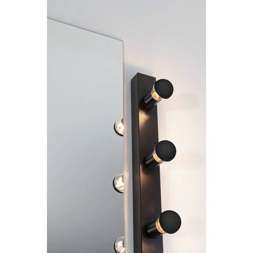 Paulmann 80097 - 3xE14/40W IP44 Łazienkowe oświetlenie lustra REGULA 230V czarny
