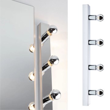 Paulmann 80098 - 4xE14/40W IP44 Łazienkowe oświetlenie lustra REGULA 230V chrom błyszczący