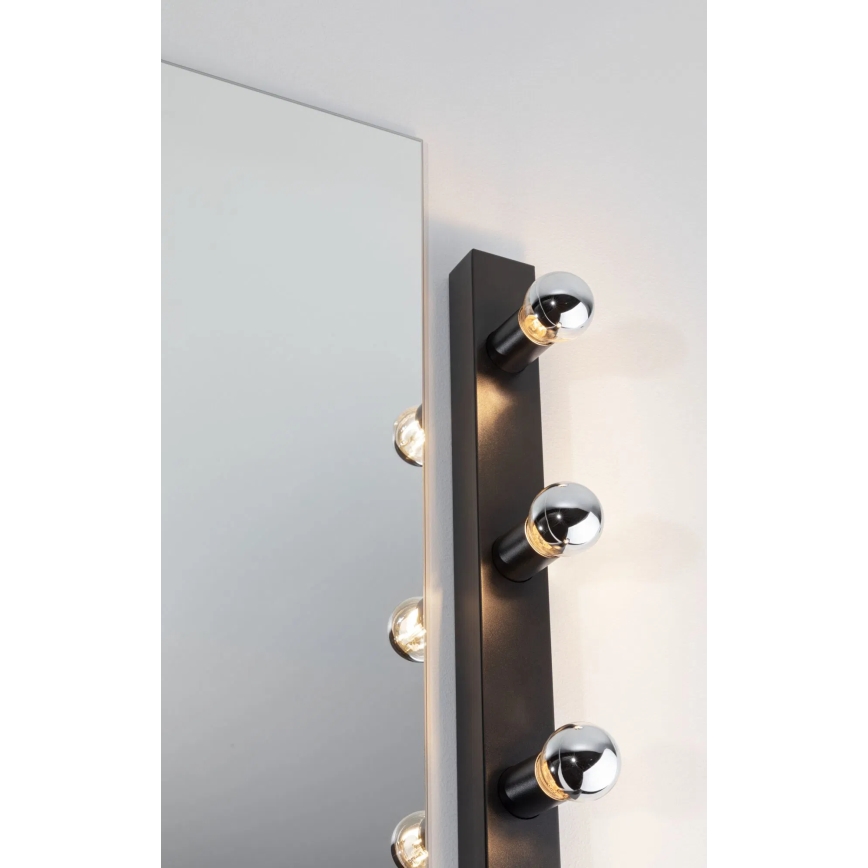 Paulmann 80099 - 4xE14/40W IP44 Łazienkowe oświetlenie lustra REGULA 230V czarny