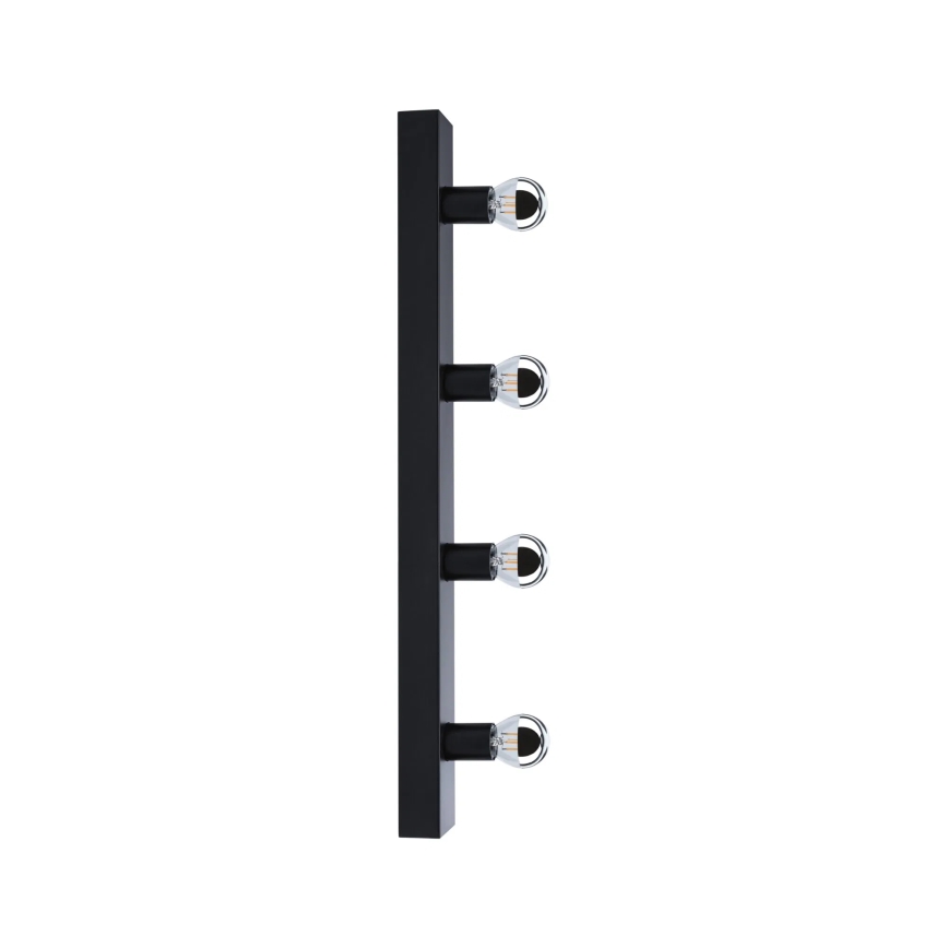 Paulmann 80099 - 4xE14/40W IP44 Łazienkowe oświetlenie lustra REGULA 230V czarny