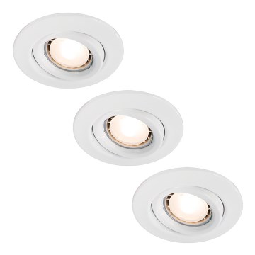 Paulmann 92024 - ZESTAW 3xLED-GU10/3,5W Oprawa wpuszczana PREMIUM 230V
