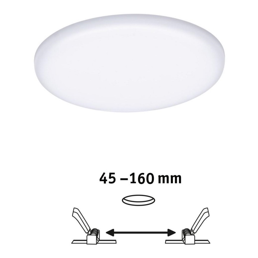 Paulmann 92389 - LED/17W IP44 Oprawa wpuszczana łazienkowa VARIFIT 230V