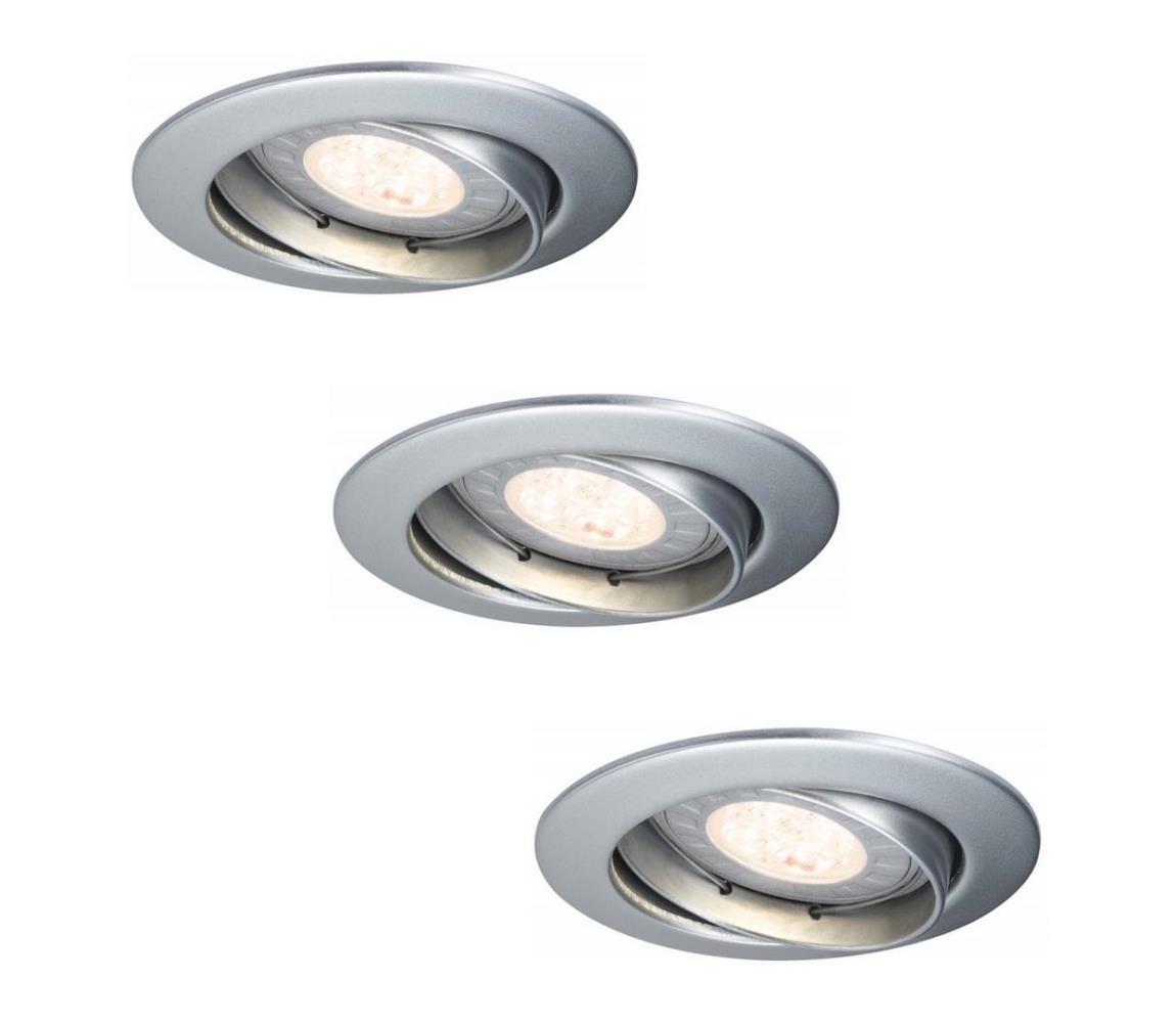 Paulmann 92516 - ZESTAW 3xLED-GU10/3,5W Łazienkowa oprawa wpuszczana 230V