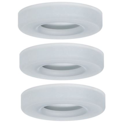 Paulmann 92704 - ZESTAW 3xLED/5,5W Oprawa wpuszczana BAGEL 230V