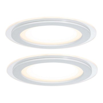 Paulmann 92705 - ZESTAW 2xLED/7,5W Oprawa wpuszczana ściemnialna DECODOT 230V