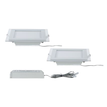 Paulmann 92706 - ZESTAW 2xLED Oprawa wpuszczana DECODICE 2xLED/7,5W/230V