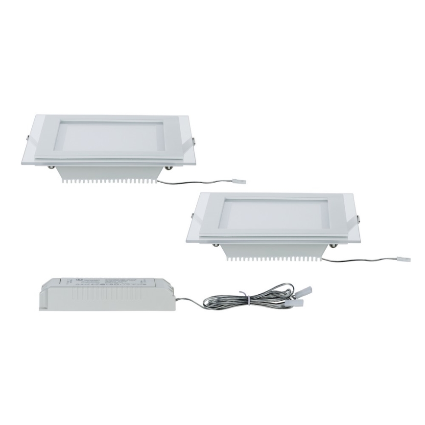 Paulmann 92706 - ZESTAW 2xLED Oprawa wpuszczana DECODICE 2xLED/7,5W/230V