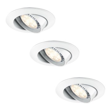 Paulmann 92713 - ZESTAW 3xLED-GU10/8W oprawa wpuszczana PREMIUM 230V