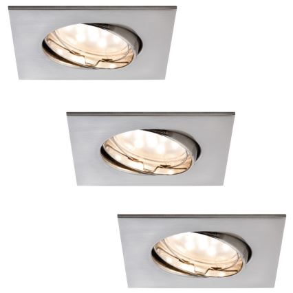 Paulmann 92773 - ZESTAW 3x LED Oprawa wpuszczana COIN 3xLED/6,8W/230V