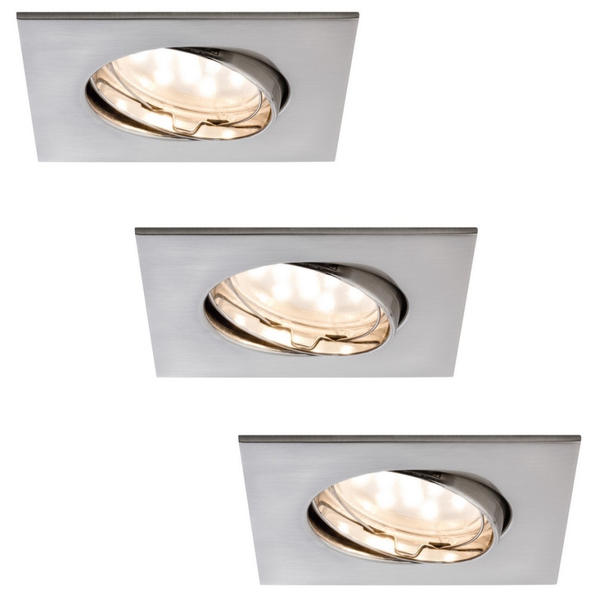 Paulmann 92773 - ZESTAW 3x LED Oprawa wpuszczana COIN 3xLED/6,8W/230V