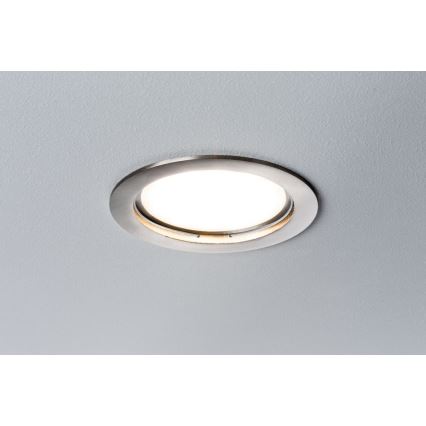 Paulmann 92782 - LED/14W IP44 Ściemniane wpuszczane oświetlenie łazienkowe COIN 230V