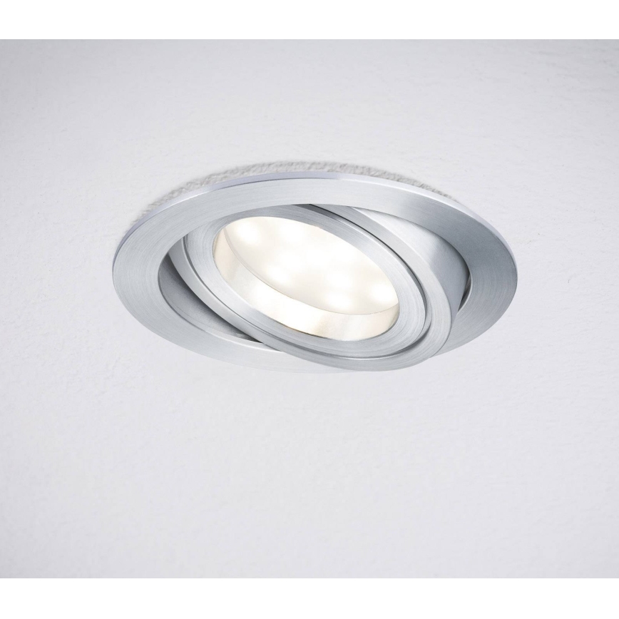 Paulmann 92798 - 1xLED/6,8W IP23 Łazienkowa lampa wpuszczana COIN 230V