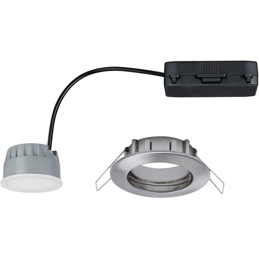 Paulmann 92827 - ZESTAW 3xLED/7W IP44 Ściemnialna łazienkowa oprawa wpuszczana COIN 230V