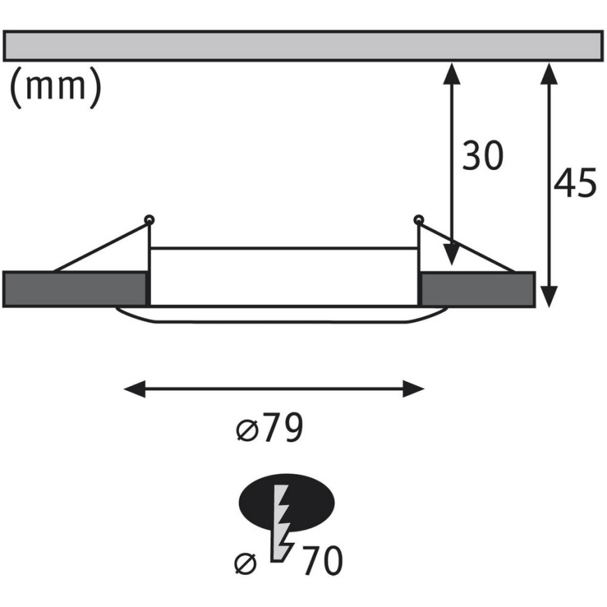 Paulmann 92827 - ZESTAW 3xLED/7W IP44 Regulowane natynkowe oświetlenie łazienkowe COIN 230V