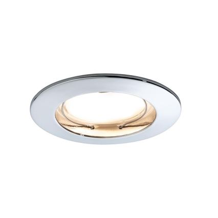 Paulmann 92828 - LED/7W IP44  Ściemnialna łazienkowa oprawa wpuszczana COIN 230V