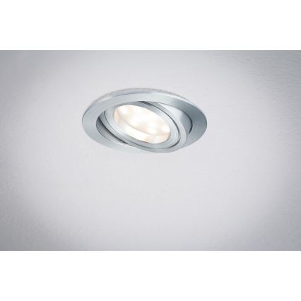 Paulmann 92832 - LED/7W Łazienkowa oprawa wpuszczana COIN 230V