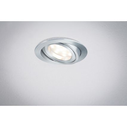 Paulmann 92832 - LED Łazienkowa oprawa wpuszczana ściemnialna COIN 1xLED/7W/230V