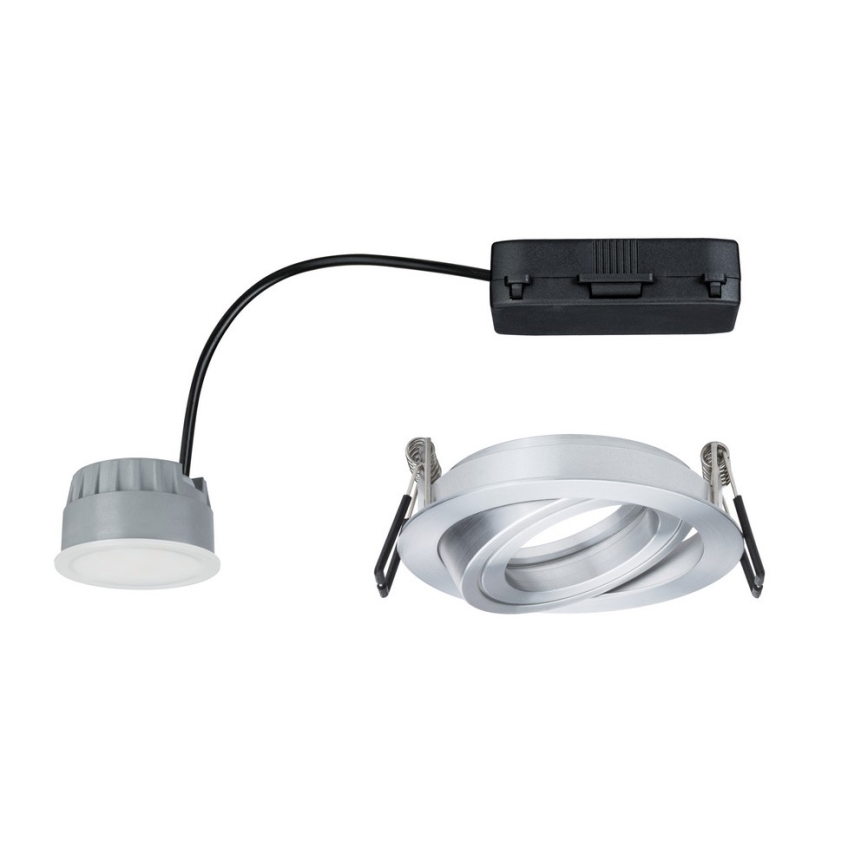 Paulmann 92832 - LED/7W Łazienkowa oprawa wpuszczana COIN 230V