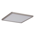Paulmann 92939 - LED/11W IP44 ściemnialna wpuszczana oprawa sufitowa do łazienki AREO 230V 18x18 cm matowy chrom
