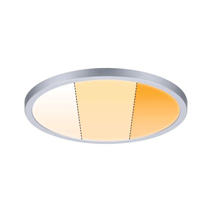 Paulmann 92992 - LED/16W IP44 Wpuszczana oprawa sufitowa do łazienki AREO 230V 2000/3000/4000K Ø 23 cm matowy chrom