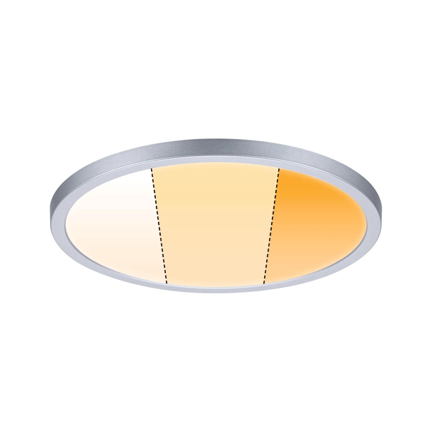 Paulmann 92992 - LED/16W IP44 Wpuszczana oprawa sufitowa do łazienki AREO 230V 2000/3000/4000K Ø 23 cm matowy chrom