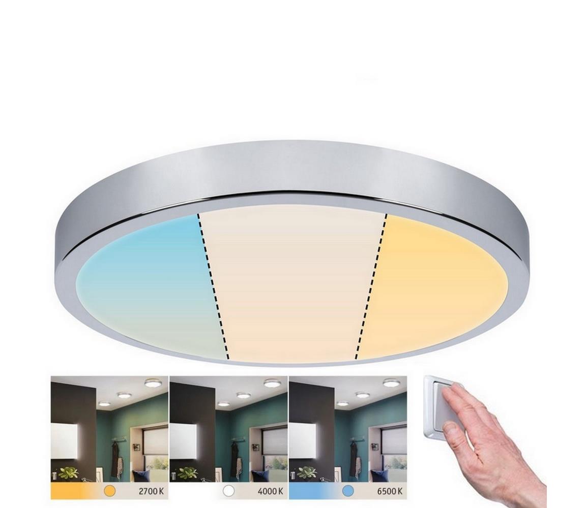 Paulmann 93023 - LED/24W IP44 Plafon łazienkowy AVIAR 230V