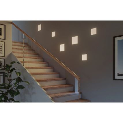 Paulmann 93059 - LED/13W IP44 Ściemnialna wpuszczana oprawa sufitowa do łazienki AREO 230V 17,5x17,5 cm biała