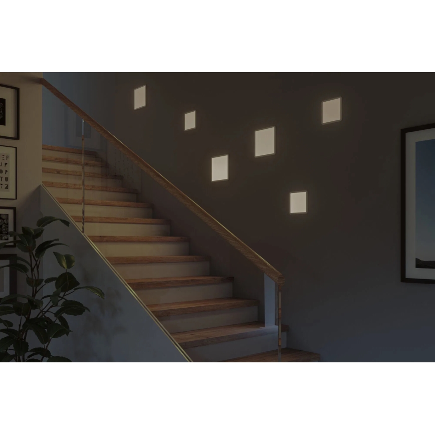 Paulmann 93059 - LED/13W IP44 Ściemnialna wpuszczana oprawa sufitowa do łazienki AREO 230V 17,5x17,5 cm biała