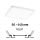 Paulmann 93059 - LED/13W IP44 Ściemnialna wpuszczana oprawa sufitowa do łazienki AREO 230V 17,5x17,5 cm biała