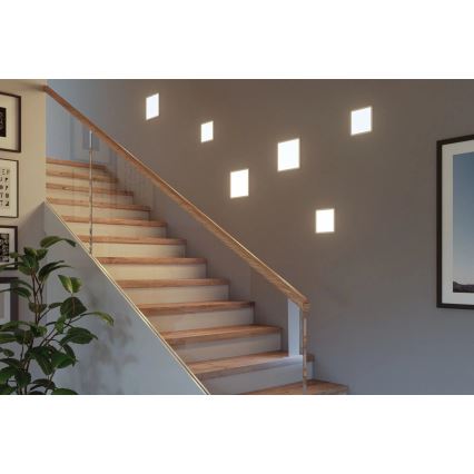 Paulmann 93060 - LED/16W IP44 ściemnialna wpuszczana oprawa łazienkowa AREO 230V 23x23 cm biała