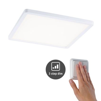 Paulmann 93060 - LED/16W IP44 ściemnialna wpuszczana oprawa łazienkowa AREO 230V 23x23 cm biała