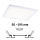 Paulmann 93060 - LED/16W IP44 ściemnialna wpuszczana oprawa łazienkowa AREO 230V 23x23 cm biała