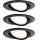 Paulmann 93080 - ZESTAW 3xLED/6W IP23 Regulowane natynkowe oświetlenie łazienkowe COIN 230V