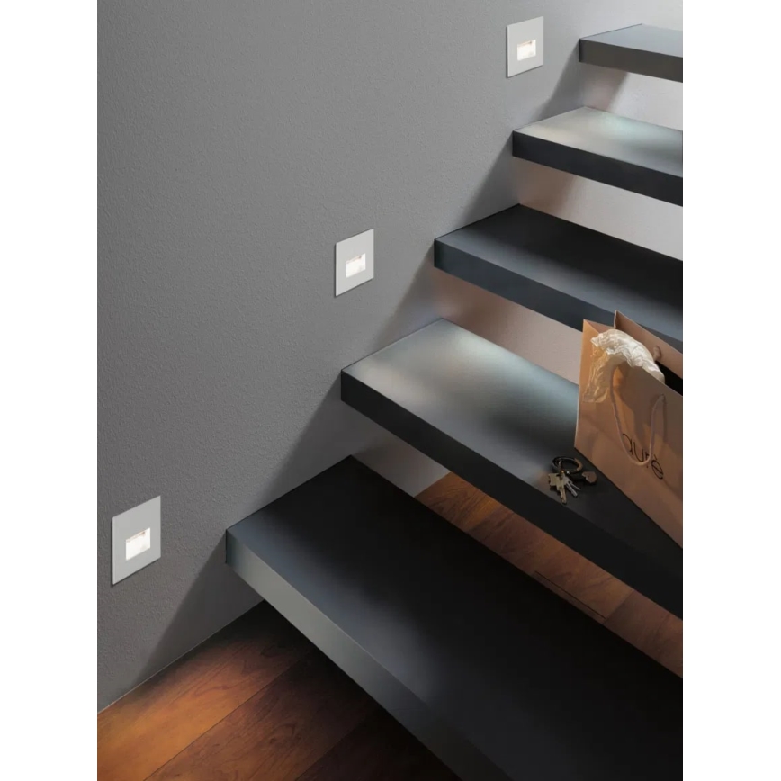 Paulmann 93093 - LED/1,2W Oświetlenie schodowe EDGE 230V