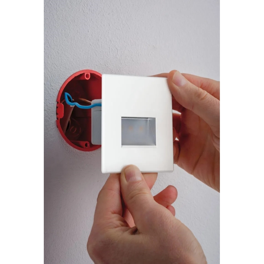 Paulmann 93093 - LED/1,2W Oświetlenie schodowe EDGE 230V